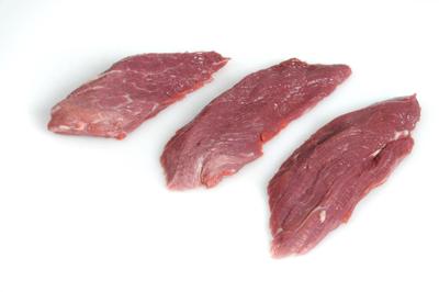 dünnen Bugstück Schmorsteak, Rind